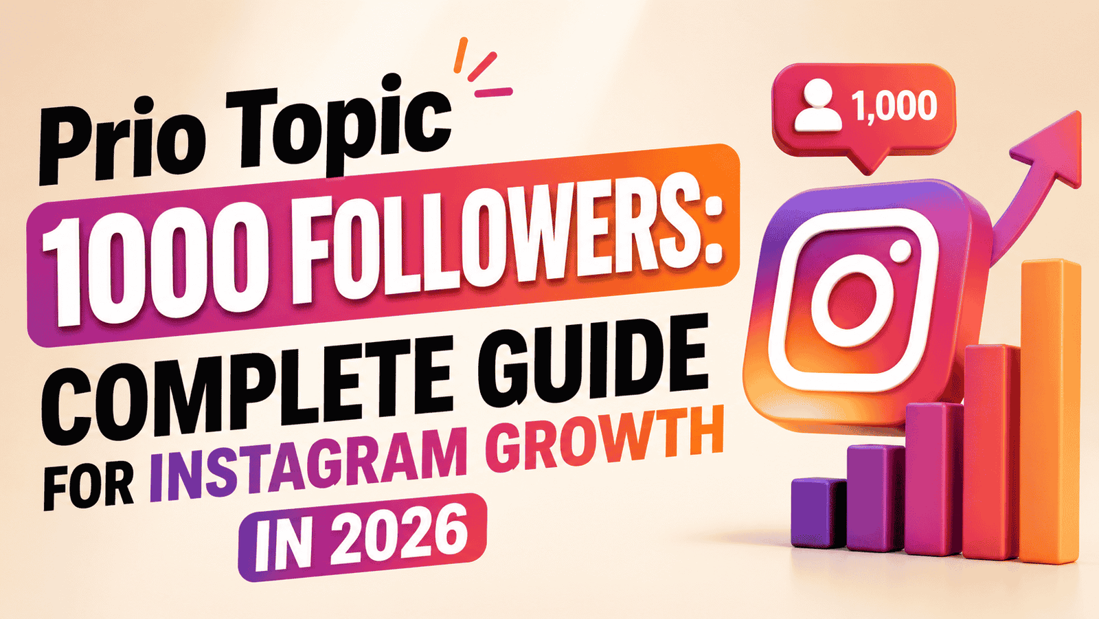 Prio Topic 1000 Followers | Priotopic.in