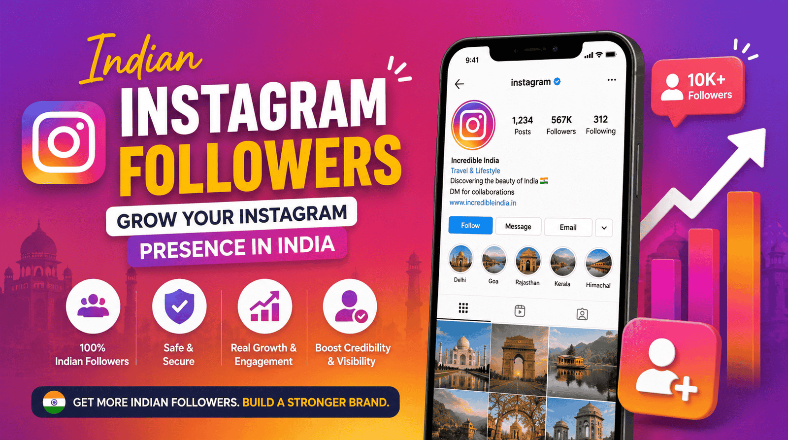 Indian Instagram Followers: Grow Your Instagram Presence in India
